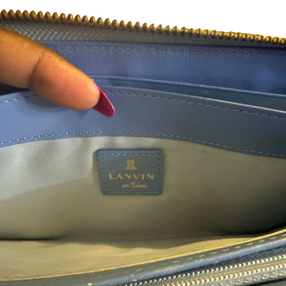 LANVIN Collection Textured Leather Continental Wallet in Great Condition - Picture 12 of 17
